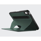 Étui folio magnétique Zugu pour iPad 10e génération 10,9 pouces (2022) et iPad A16 11e génération (2025) - Vert (pin)-Cuir synthetique mat externe de haute qualite