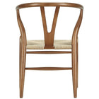 Nicer Furniture - chaise Wishbone Wegner - noyer - paquet de 2-Cadre en bois massif