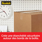 Scotch - Ruban d’emballage Box Lock(MC) - 48 mm x 20,3 m (1,88 po x 22,2 vg)-L’adhésif thermofusible robuste, durable et exempt de solvant qui scelle et protège