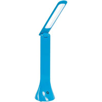 Merangue - Lampe de table pliante avec gradateur, bleu-Lampe de table