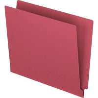 Pendaflex – Chemises de classement  renforcées à onglet au bout, format lettre, rouge-Format lettre