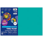 Papier de construction Pacon Tru-Ray, 12" x 18", turquoise, 250 feuilles-Le papier de construction Tru-Ray est suffisamment résistant pour supporter le rainurage, le pliage et le curling sans se fissurer ni se déchirer