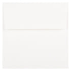 JAM Paper Enveloppes carrées, 5,5 x 5,5 po, blanc semi-brillant, 100/paquet (02792259b)-Enveloppes carrées pour invitation