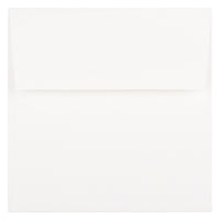 JAM Paper Enveloppes carrées, 5,5 x 5,5 po, blanc semi-brillant, 100/paquet (02792259b)-Enveloppes carrées pour invitation
