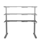 DecentLiving - Assis/Debout Cadre de bureau de qualité commerciale - Certifié UL-Capacité de levage de 250 lb
