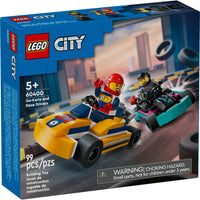 LEGO - City Go-Karts et pilotes de course - 99 Pièces-Ensemble LEGO City Go-Karts et Race Drivers avec 2 véhicules pour une course amusante