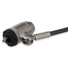 StarTech – Câble de sécurité à clé avec bouton de verrouillage, pour ordinateur portatif-Manipulation facile d'une seule main grâce au bouton poussoir de verrouillage et au joint de câble pivotant à 360 degrés