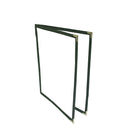 Futech, support de menu à 4 vues, GRN, 8-1 / 2 "lx 11" hauteur, vert, paquet de 10-Format de poche: 8-1 / 2 "lx 11" h