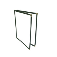 Futech, support de menu à 4 vues, GRN, 8-1 / 2 "lx 11" hauteur, vert, paquet de 10-Format de poche: 8-1 / 2 "lx 11" h