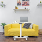 ShoppingAll - Chariot pneumatique de bureau pour ordinateur portable à hauteur réglable - blanc-6