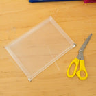 Jam Paper Enveloppes de plastique avec fermeture à glissière, 4 1/2 x 6 1/2 po, transparentes, 12/pqt-Expansion de 1 po