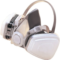 3M - Ensemble Respirateur À Double Cartouche, Thermoplastique/Élastomère, Petit, paquet de 2-Matériau du masque Élastomère