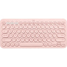 Logitech K380 - Clavier Bluetooth multi-appareils sans fil pour Mac - Rose-Clavier sans fil