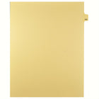 Markmaker - Intercalaires imprimes Legal, Chamois, 1/25th coupe, format lettre, sans trous, 25 tabs/PQT, 5 PQT/Boite, Numero 154-Intercalaires imprimes Legal