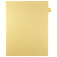 Markmaker - Intercalaires imprimes Legal, Chamois, 1/25th coupe, format lettre, sans trous, 25 tabs/PQT, 5 PQT/Boite, Numero 154-Intercalaires imprimes Legal