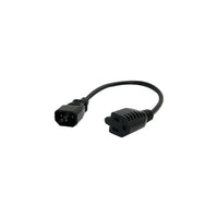 StarTech  Câble alimentation PAC100 de 1 pi-Le câble d’alimentation IEC 60320 C14 et les réceptacles de ports NEMA 5-15 (Amérique du Nord) facilitent la connexion entre votre appareil et une source d’alimentation