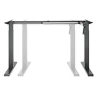 Uplite Cadre De Bureau Ergonomique Manuel-Système Réglable À Manivelle-Noir-Longueur du pied du cadre: 25,6"