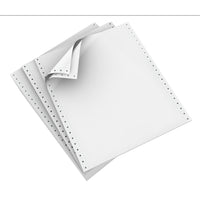 Domtar - Papier informatique sans carbone, 2 parties - 15 lb. - 9 1/2" x 11" Blanc - 1 700 feuilles-Imprimante en continu