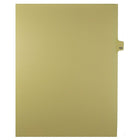 Mark Maker – Onglets séparateurs juridiques beiges, 1/25 onglets, format lettre, sans trous, numéro 183, 25/paquet-Onglets séparateurs beiges, 1/25 onglets