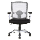 Fauteuil bureau TygerClaw en filet à dossier moyen (TYFC2319)-Support lombaire intégré pour maintenir la bonne posture assise