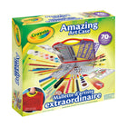 Crayola - Mallette d'artiste extraordinaire, 70 pièces-Les fournitures et les activités artistiques Crayola aident les enfants à s'exprimer, à créer et à interagir en jouant avec la couleur
