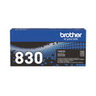 Brother - authentique TN830 Cartouche de toner noir à rendement standard-Offrant un rendement fiable et constant le toner authentique Brother produit des impressions laser monochromes nettes, bien définies et sans bavure