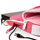 Classic Clamshell Sacoche pour Ordinateur Portable 13,3 po, Rose-Le compartiment pour ordinateur portable peut accueillir jusqu'à 13,3 pouces