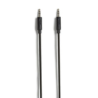 NXT Technologies - Câble de 4 pi tressé, mini prise casque stéréo de 3,5 mm, noir-Le câble tressé de 4 pi résiste aux accrocs et aux enchevêtrements