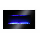 Danby - Foyer électrique mural de 38 po - Noir-La minuterie de 12 heures peut être réglée par incréments de 1 heure