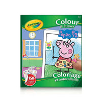 Crayola – Livre de coloriage et d'autocollants, Peppa Pig-32 pages