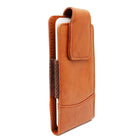 Ashlin - Étui de téléphone intelligent UNIVERSEL RYMALL, iPhone 6/7 Plus, havane-Pince arrière pour ceinture