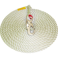 Protecta – Lignes de vie, 50 pi-16 mm (5/8 po) de diamètre, gaine en polyester avec centre en polypropylène