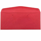 JAM Paper #10 Enveloppes à fenêtre commerciales - 4,125" x 9,5" - Rouge recyclé - Paquet de 50-Quantité : 50 enveloppes par paquet