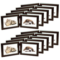 Elementals - Cadres photos doubles pour 2 photos de 6 po l x 4 po H (15,2 cm l x 10,2 cm H) - Horizontal - Paquet de 10-Affiche deux photos au format paysage de 6 x 4 po