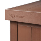 Boîte de rangement pour terrasse TRINITY EcoStorage™ de 265 L (70 gal. US) - brun ambré (THBAB-3108)-Résiste aux bosses, aux taches et à la rouille