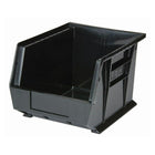 Bacs de rangement Stack & Hang recyclés, plastique, noir, 10 3/4  x 8 1/4 x 7 (po) (CF844)-Paquet de 12