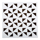 CTG Brands Square Glossy Wall Tile, 10" x 10", Black, 6 Pack-Matériau: fabriqué à partir de panneaux de fibres de densité moyenne, créant un aspect rustique et naturel
