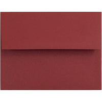 JAM Paper Enveloppes format invitation avec fermeture gommée, 4 3/8 x 5 3/4 po, rouge foncé, 1000/paquet-Rouge foncé