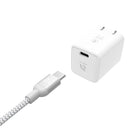 Adam Elements - OMNIA X3 Adaptateur secteur USB-C 30 W, blanc-Chargeur ultra-compact de 30 W pour alimenter votre MacBook Air et votre iPad Pro à PLEINE VITESSE