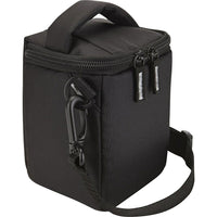 Case Logic – Étui compact pour appareil photo hybride TBC-404, noir-Compatible avec les systèmes compact et hybride/puissant zoom de l’appareil photo