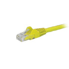 StarTech Câble de raccordement Ethernet Cat6 avec connecteurs antiaccrochements RJ-45, 4 pi, jaune (N6PATCH4YL)-Gaine en PVC jaune pour vos connexions en codes de couleur