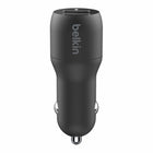 Chargeur de voiture double USB-A 24 W plus câble 90 cm Belkin-Câble USB-A vers Lightning de 1 m/3,3 pi inclus