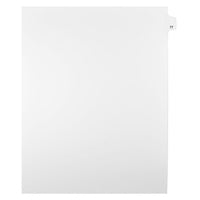 Mark Maker – Onglets séparateurs juridiques blancs, 1/25 onglets, format lettre, sans trous, numéro 77, 25/paquet-Onglets séparateurs blancs, 1/25 onglets