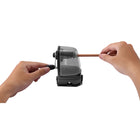 Bostitch Taille-crayon manuel multi-supports, noir (MPS2-BLK)-La base 2 en 1 permet un montage temporaire avec une base à succion ou un montage permanent avec des vis