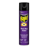 RAID Insecticide contre les punaises de lit − 350 g-Les insectes doivent être pulvérisés pour être tués.