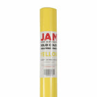 JAM Paper -  Emballage cadeau – Papier d'emballage brillant – 50 m² au total – Jaune – 2 rouleaux/paquet-La superficie parfaite pour emballer rapidement et facilement vos cadeaux