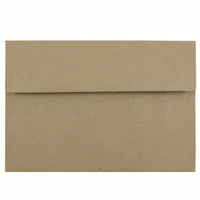 JAM Paper Enveloppes rec. à 100 % de sacs papier kraft avec ferm. gom., 6 x 9 1/2 po, brun, 1000/paquet-Brun