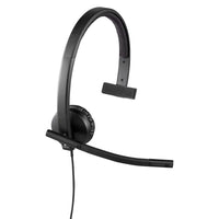 Logitech - Casque mono H570e-Le casque USB Headset H570e Mono est optimisé pour Microsoft Lync, compatible Cisco et certifié Skype
