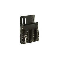 Porte-outils à 6 pochettes, Cuir, Noir, Nbre de pochettes - 6, Porte-outil multiple-1