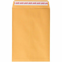 JAM Paper - Enveloppes ouvertes pour catalogue - 7 -5 x 10 -5 - avec fermeture à décoller et à sceller - kraft brun Manille - paquet de 500-Couleur: Marron Kraft Manille